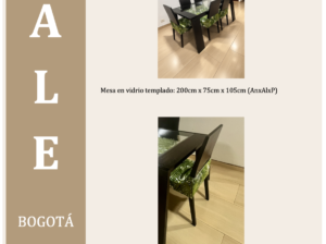 Comedor 6 puestos Madera Brunati